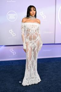 Tinashe at The 52nd American Music Awards held at the MGM Grand Garden Arena on May 25, 2026 in Las Vegas, Nevada.
