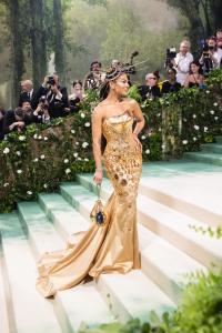 Sabrina Harrison at the 2024 Met Gala: "Sleeping Beauties: Reawakening Fashion" held at The Metropolitan Museum of Art on May 6, 2024 in New York City.