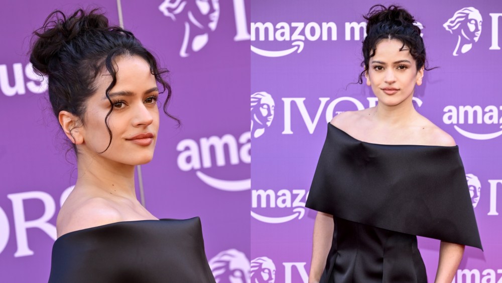 Rosalía wears custom Calvin Klein Collection at The Ivors 2026 at Grosvenor House on May 21 in London.