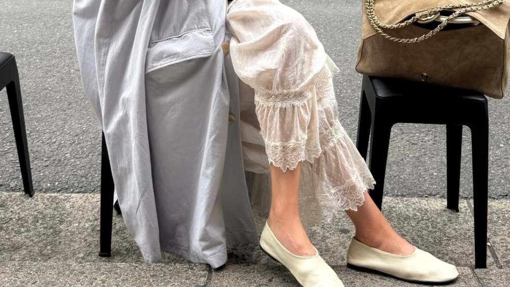 elsa hosk wears white lace bloomer pants