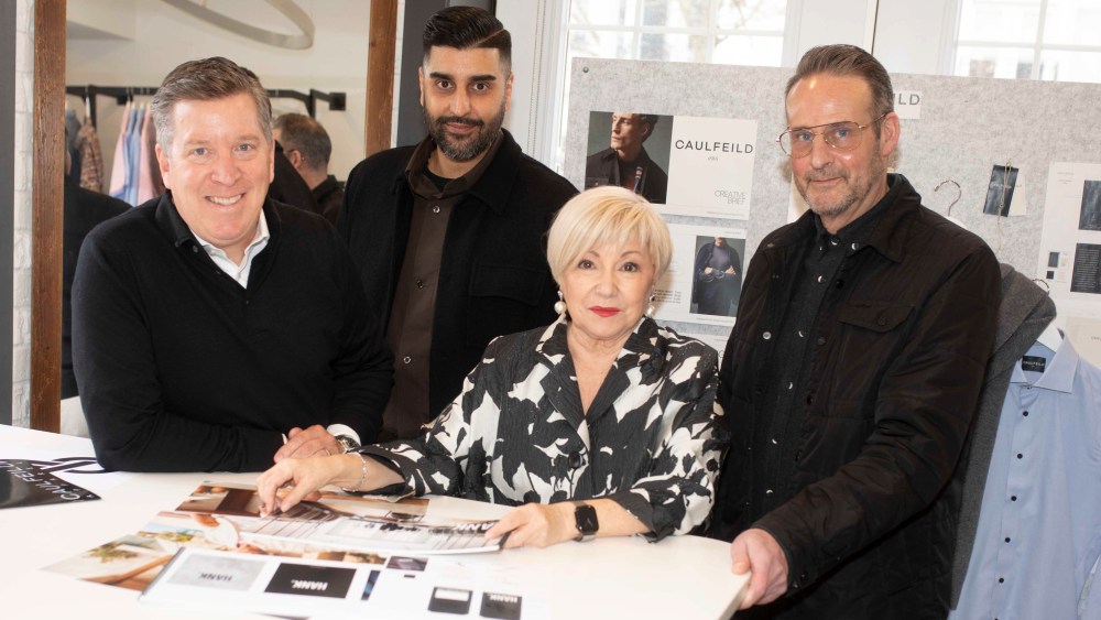 The Hank team: Mike Purkis, Sanjay Malhotra, Lanita Layton and Patrick Tier.