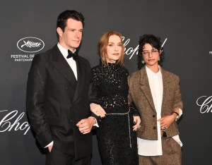 Connor Swindells, Isabelle Huppert and Odessa A'zion