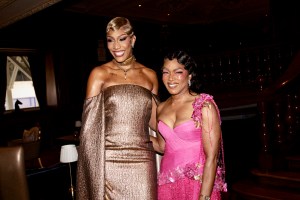 A look at A’ja Wilson getting ready for the Met Gala 2026 with Prabal Gurung.
