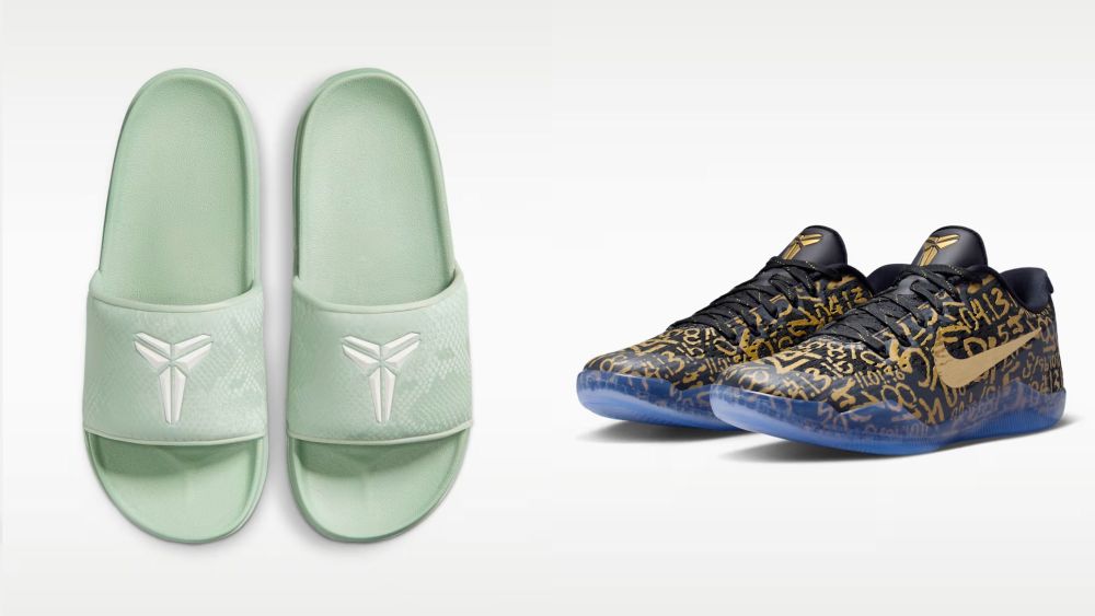 nike kobe slides and basketball shoes; best kobe shoes to buy at nike this year