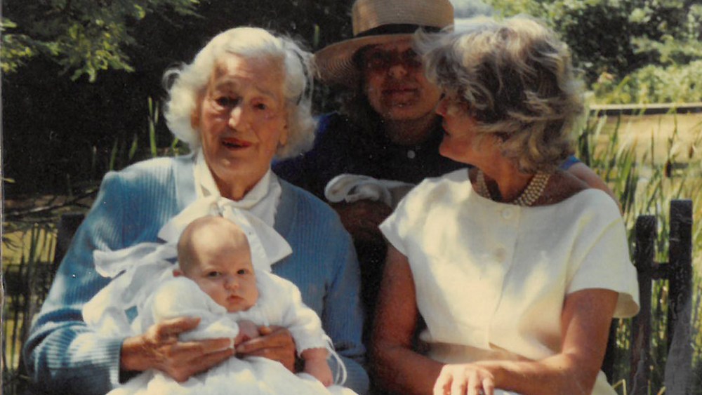 L-R Sister Parish, Susan Crater, Apple Bartlett Parish and Eliza Parish (front)
