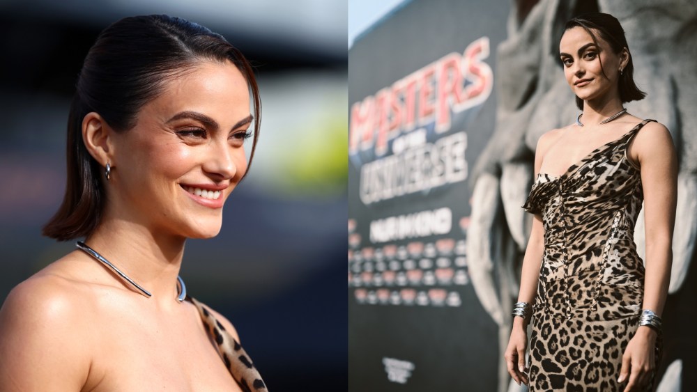 Camila Mendes wears vintage Roberto Cavalli at the German Premiere of "Master of the Universe" on May 28 in Berlin.