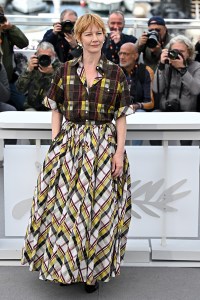 Sandra Huller at the photocall for "Fatherland" at the 79th Festival de Cannes held at Palais des Festivals on May 15, 2026 in Cannes, France.