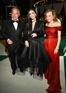 Karl-Friedrich Scheufele, Demi Moore and Caroline Scheufele
