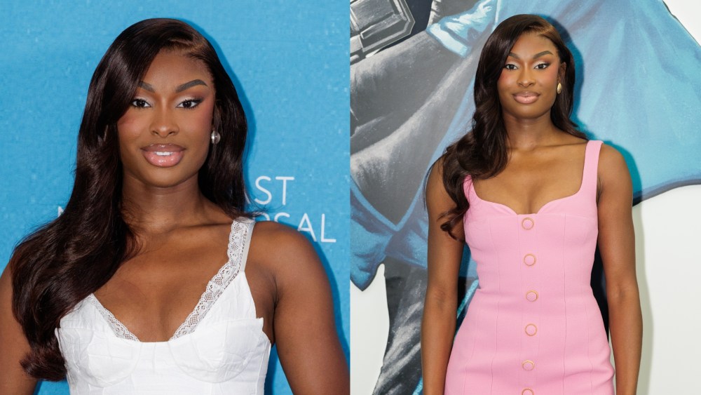 Coco Jones wears Shushu/Tong and Rebecca Vallance at the 2026 American Black Film Festival on May 28 in Miami Beach, Fla.