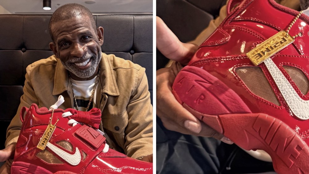 Deion Sanders Nike Air DT Proto 92 Red Patent Leather
