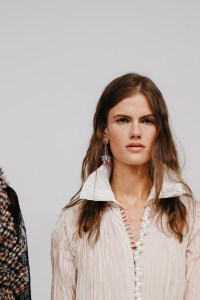 Backstage at the Dior Cruise 2027 ready-to-wear show.