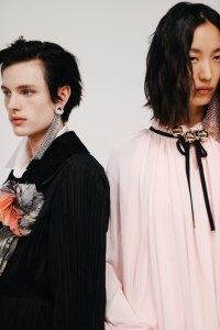 Backstage at the Dior Cruise 2027 ready-to-wear show.