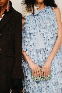 Backstage at the Dior Cruise 2027 ready-to-wear show.