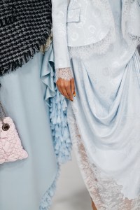 Backstage at the Dior Cruise 2027 ready-to-wear show.