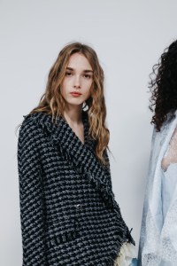 Backstage at the Dior Cruise 2027 ready-to-wear show.