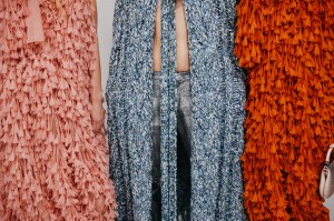 Backstage at the Dior Cruise 2027 ready-to-wear show.