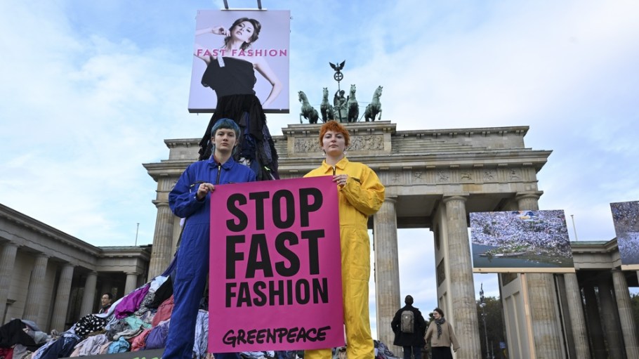 Greenpeace fashion demonstration