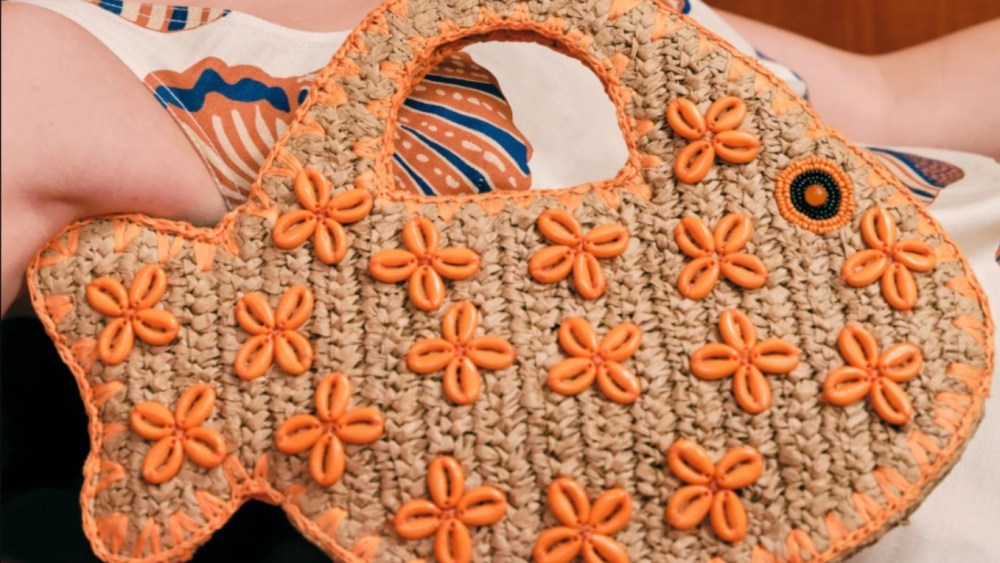 Simon Miller's beaded raffia fish bag for summer 2026