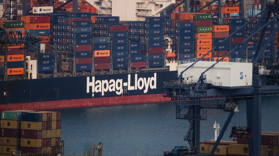 The ocean carrier’s liner shipping revenue fell 18 percent as lower rates, flat volumes and Middle East costs weighed on earnings.