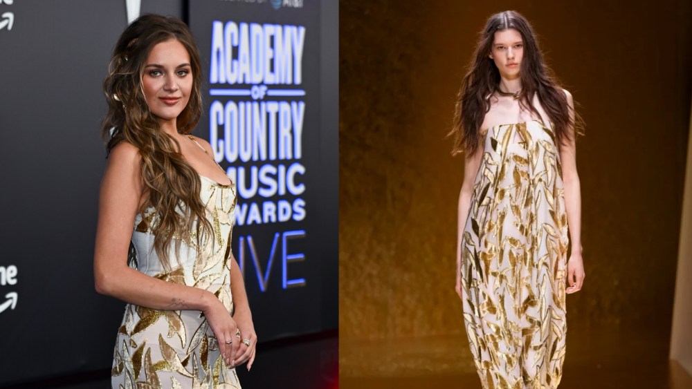 Kelsea Ballerini wears Roberto Cavalli at The 61st Academy of Country Music Awards on May 17, 2026 in Las Vegas, Nev.