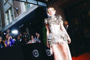 Louis Jacobson getting ready for the Met Gala 2026 in Dilara Findikoglu.