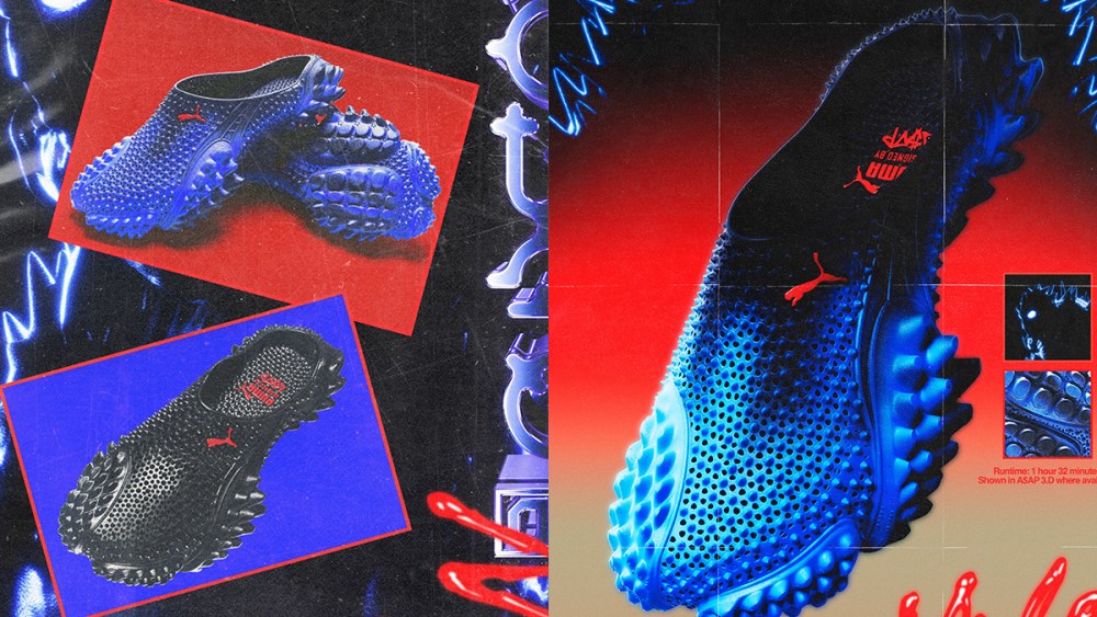 ASAP Rocky, Puma, Mostro, 3D, Mule, shoes, sneakers, collaboration, mules