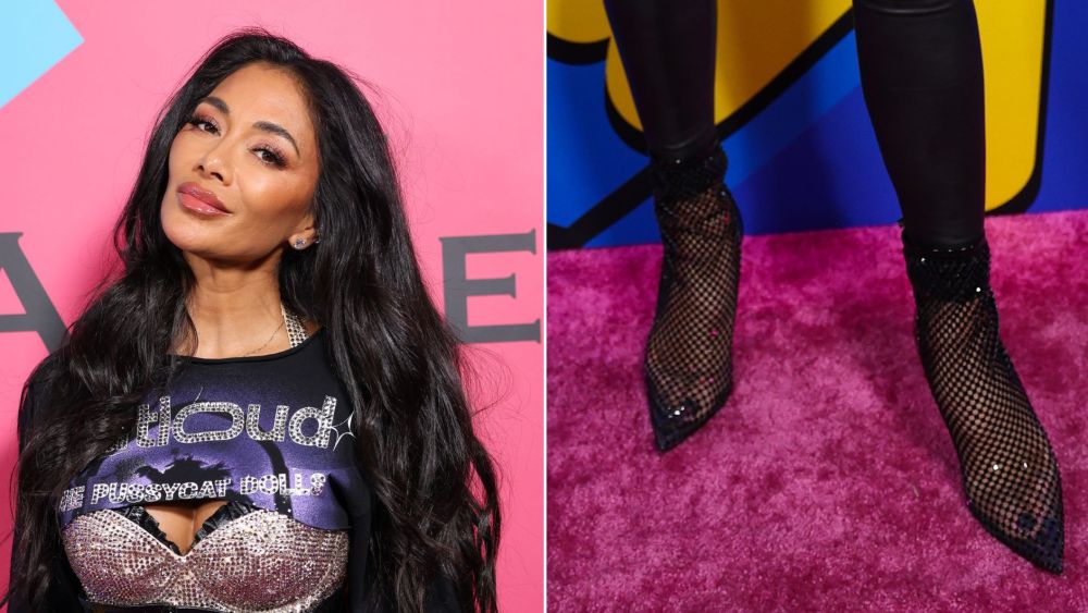 Nicole Scherzinger wore a pair of Louboutin Kate Max Booty Mesh Ankle Boots to the 35th anniversary celebration of The Abbey on Wednesday night.