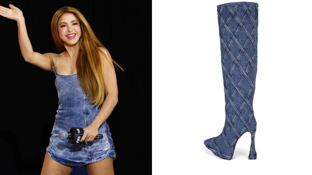 Shakira attends the announcement of the FIFA World Cup Final Halftime Show during Global Citizen NOW 2026 at Spring Studios on Thursday in New York City.