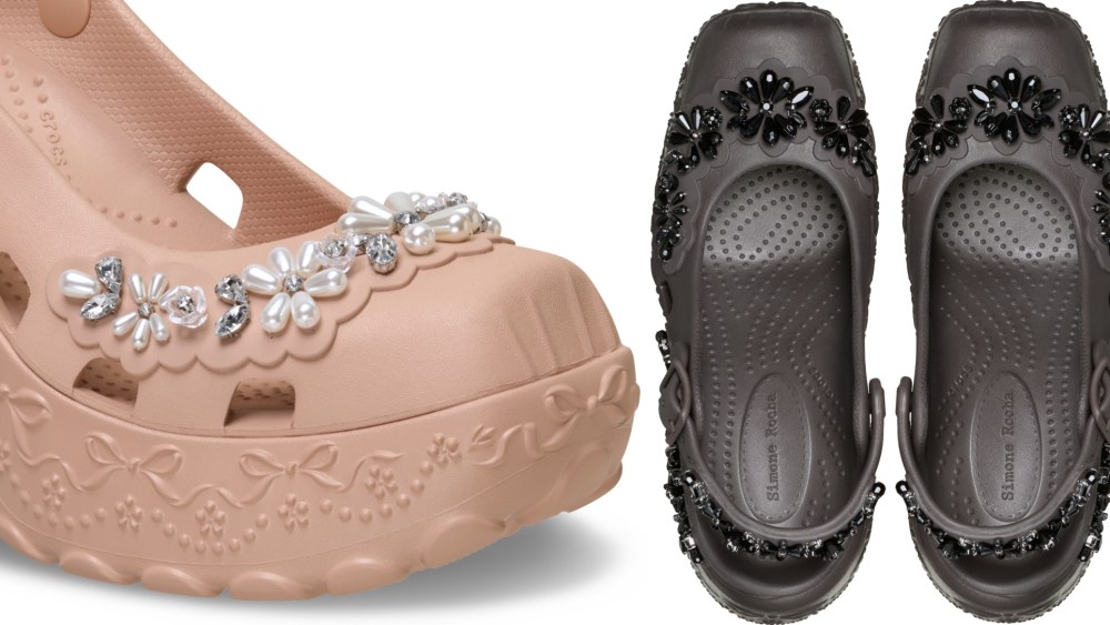 Crocs, Simone Rocha, fashion, collaboration, trending, footwear, sandals, ballerina, clog