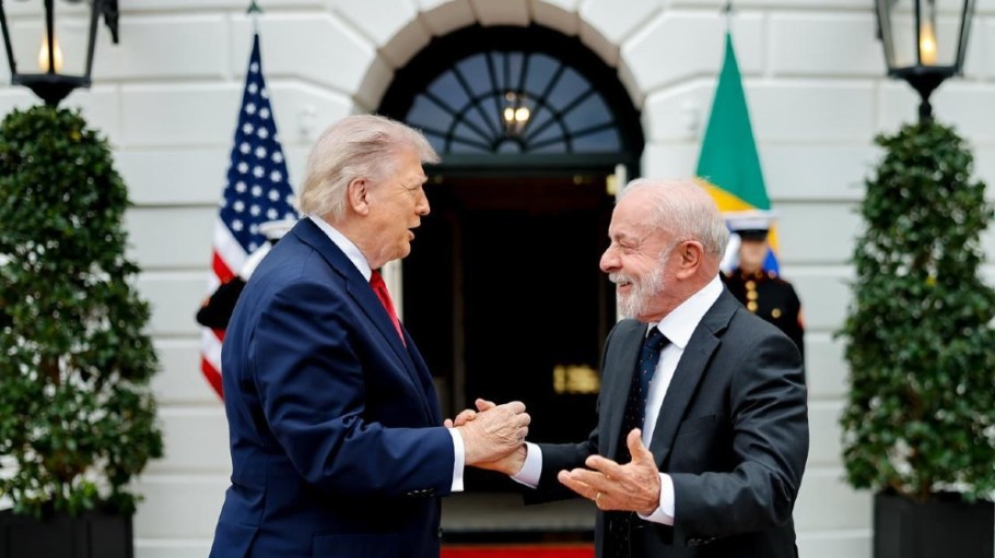 U.S. President Donald Trump, Brazilian President Luiz Inácio Lula da Silva.