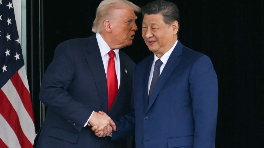 President Donald Trump and China's President Xi Jinping in Busan on Oct. 30, 2025, the last time the two leaders met.