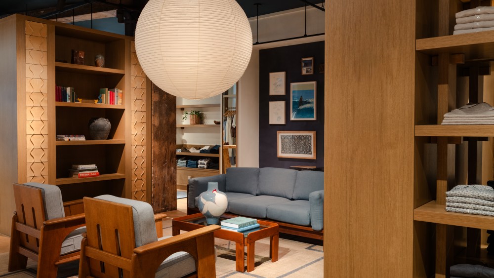 Inside the Faherty flagship on Prince Street in SoHo.