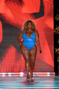 MIAMI BEACH, FLORIDA - MAY 30: Lizzo performs during the Sports Illustrated Swimsuit Runway Show at W South Beach on May 30, 2026 in Miami Beach, Florida. (Photo by Ivan Apfel/Getty Images)