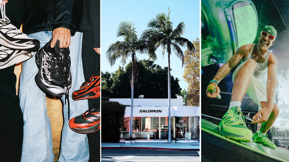 Salomon, Feid, Margiela, stores, retail, growth, sneakers, shoes