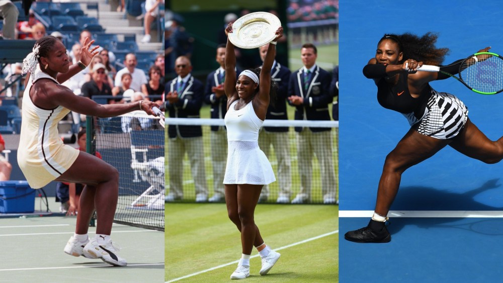 Serena Williams through the years.