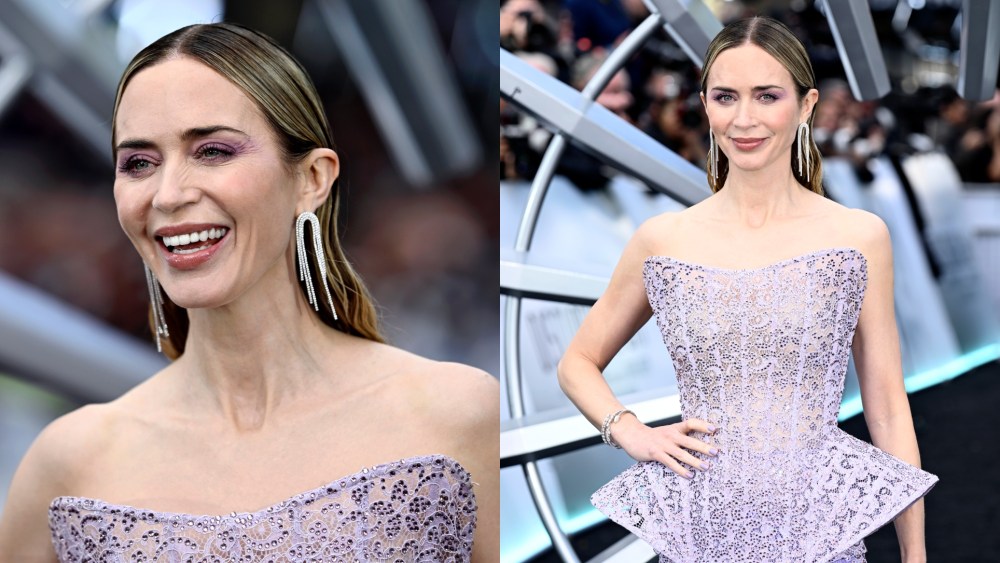 Emily Blunt wears Stella McCartney at the UK premiere for "Disclosure Day" on June 4 in London.